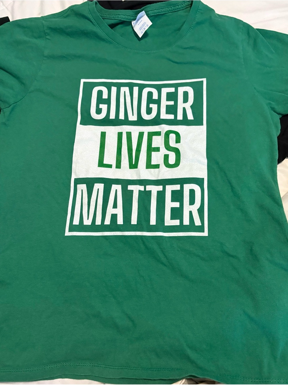 Green 'Ginger Lives Matter' Graphic Tee
